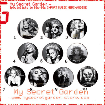 Madonna - Truth Or Dare / 2005/1998 Pinback Button Badge Set 1a or 1b( or Hair Ties / 4.4 cm Badge / Magnet / Keychain Set )